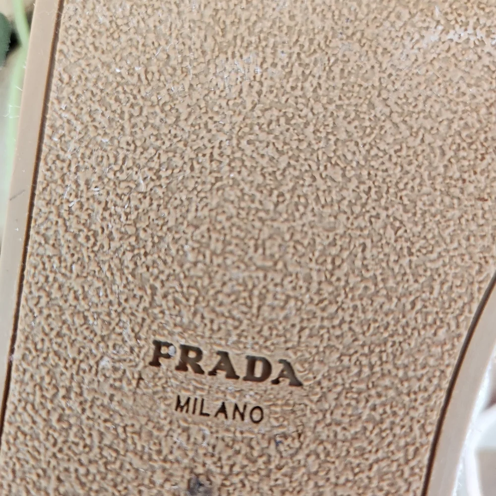 Prada Leather Espadrille Sandal Bianco - Picture 5 of 7